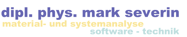 Material- und Systemanalyse - Software Technologie